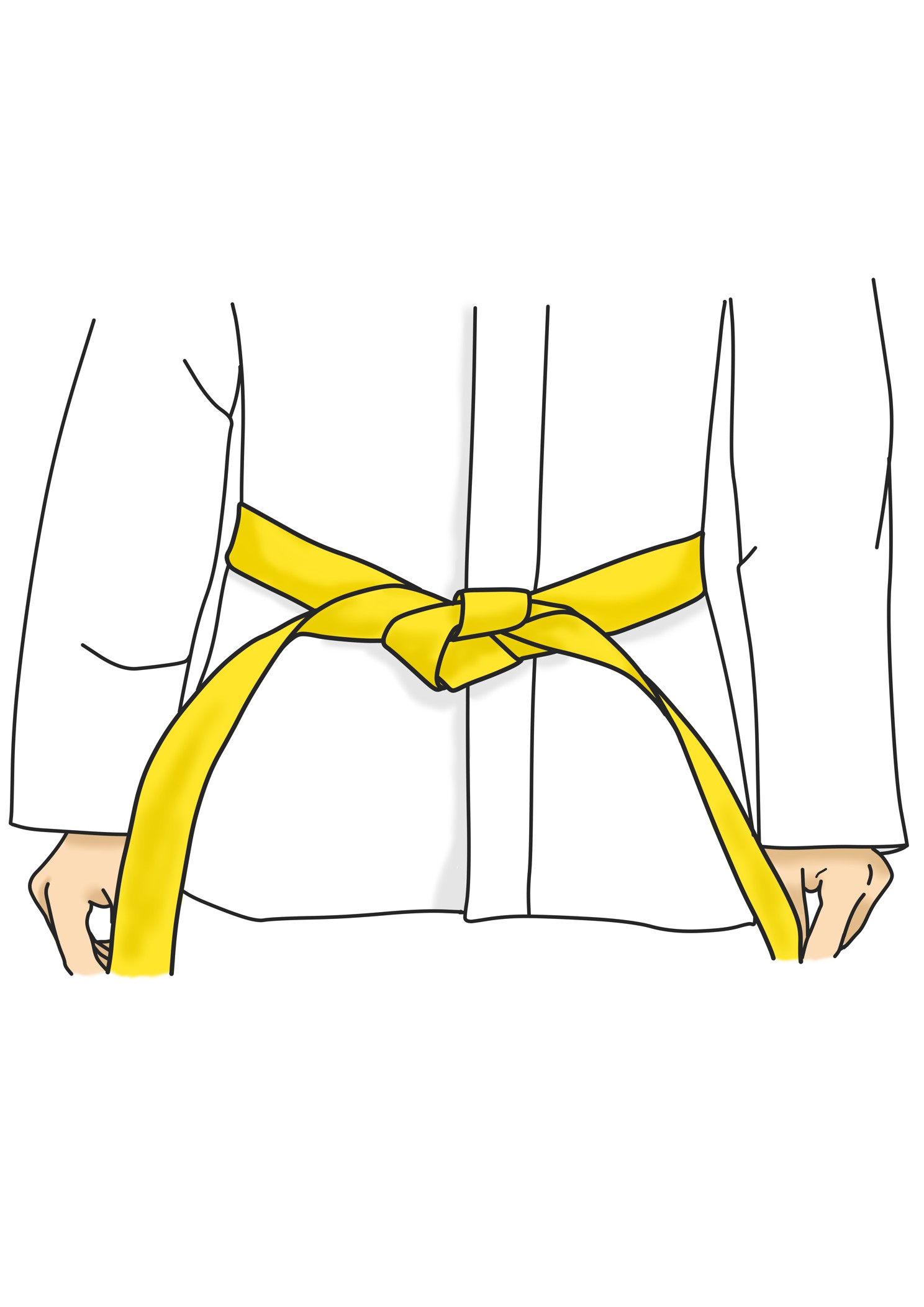 Taekwondo – Gürtel binden 5_small